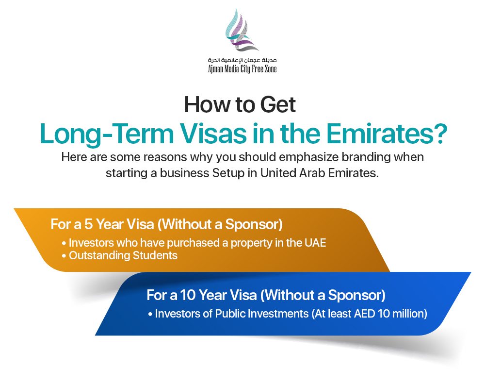 in steps how to get long term visa in Emirates